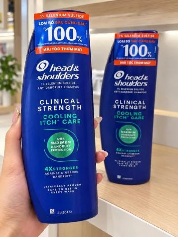 H&D - Dầu Gội Head & Shoulders Clinical Strength 400ml #Xanh ( Nhập Khẩu)
