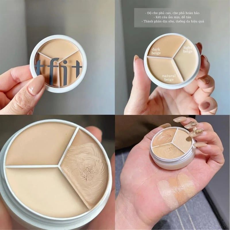 Kem Che Khuyết Điểm Tfit Cover Up Pro Concealer 15g #00