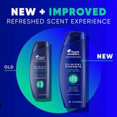 H&D - Dầu Gội Head & Shoulders Clinical Strength 400ml #Xanh (Mẫu Mới)