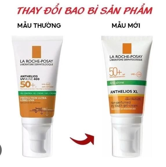Kem Chống Nắng La Roche-Posay Anti-Shine Gel Cream 50ml (Gạch Xanh)