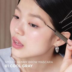 Mascara Mày PERIPERA Speedy Skinny Brow Mascara #01 Cool Gray