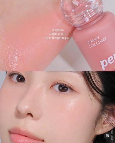 Má Hồng Kem Peripera Syrupy Tok Cheek #01