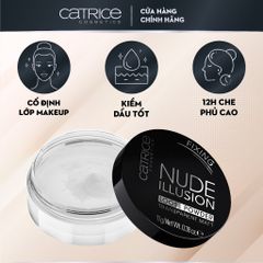 Phấn Phủ Bột Kiềm Dầu Catrice Nude Illusion Loose Powder Transparent Matt 11g