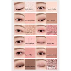 Phấn Mắt 12 Ô Clio Pro Eye Palette Air #02 Rose Connect