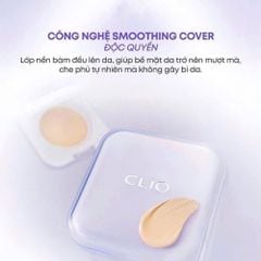 Phấn Nước Clio Kill Cover Mesh Blur #19N Porcelain (Tím-Kèm Lõi)