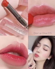 Dior - Son Dưỡng Addict Lip Glow #015 Cherry (Mẫu Mới Vỏ Xanh) - Ko Tđ