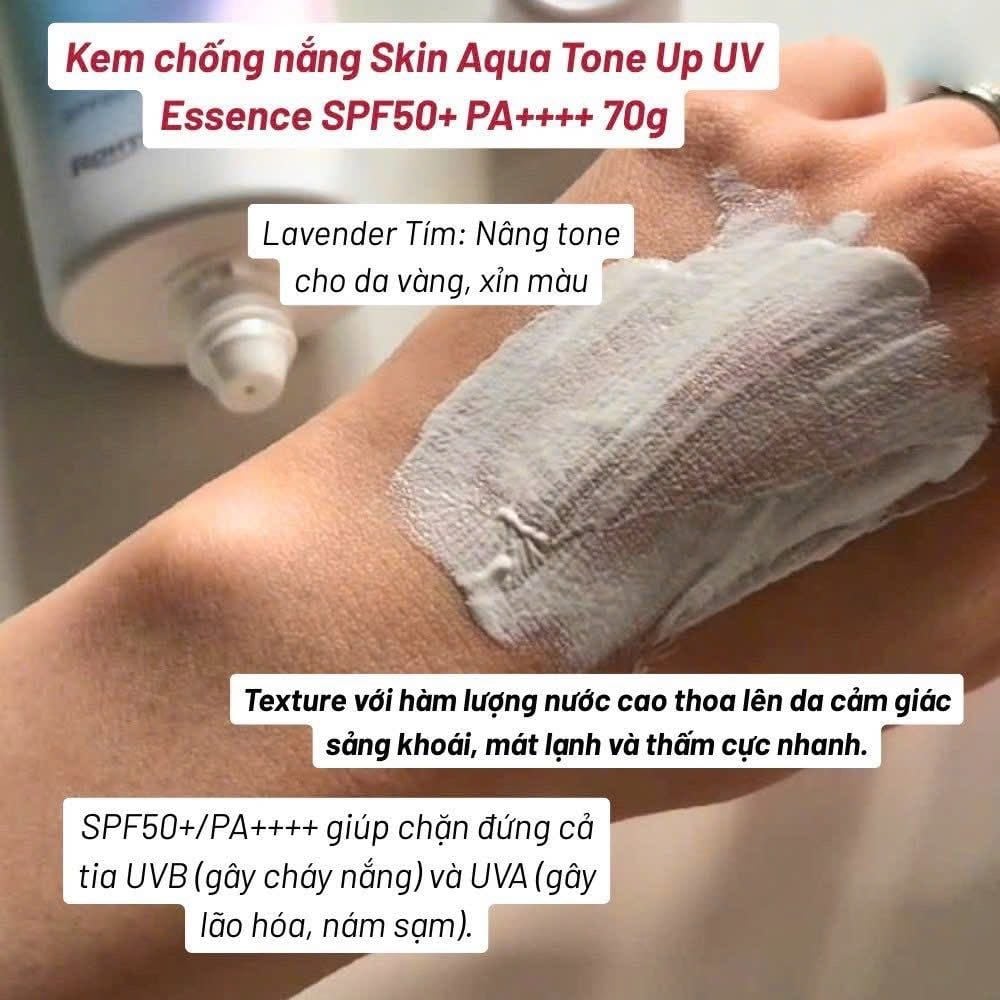 KCN Skin Aqua Tone Up Essence 80g #Hồng-X.Dương (Mẫu mới 2026)