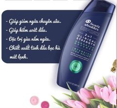 H&D - Dầu Gội Head & Shoulders Clinical Strength 400ml #Xanh (Mẫu Mới)