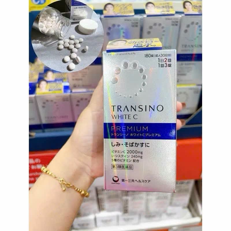 Viên uống Transino White C Premium 180 viên