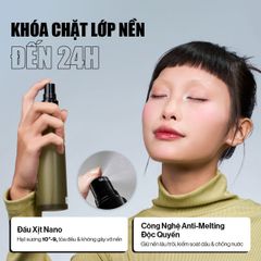 Xịt Khóa Nền Glamrr Q Vegan Super Stay Makeup Fixer #Glow