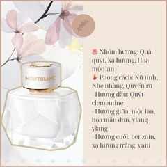 Mont Blanc - Signature EDP ( chai chiết 10ml)