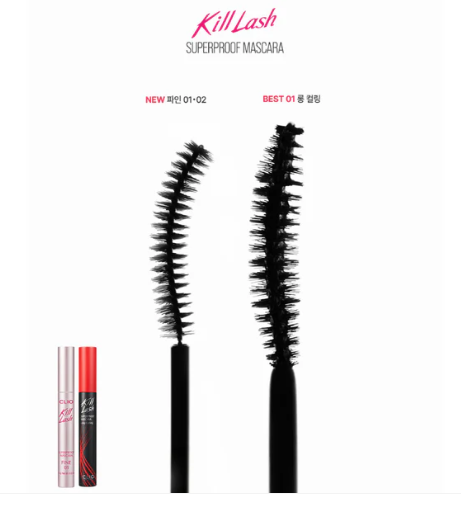 Mascara CLIO Kill Lash Superproof Mascara Fine #01 Vanilla Black