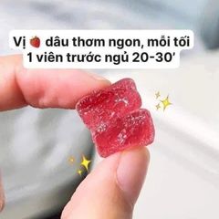 Kẹo Dẻo Natrol Melatonin 10mg Giúp Ngủ Ngon Vị Dâu 90 viên (Ko tđ)