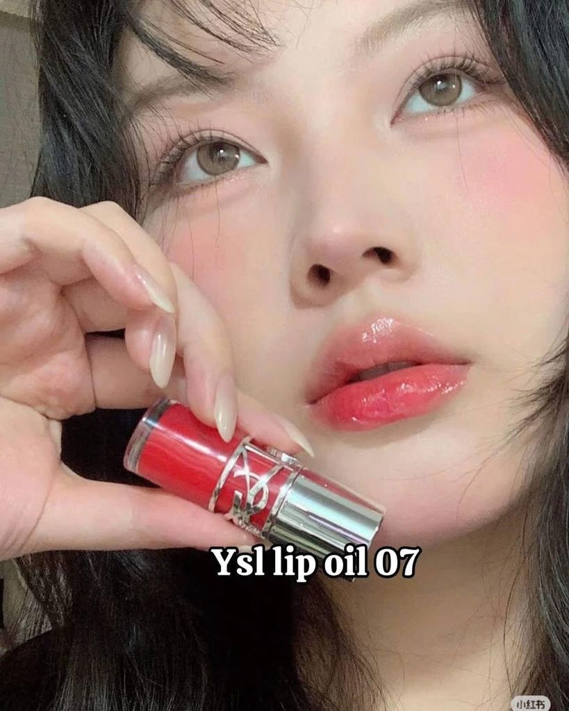 Son YSL Loveshine Plumping Lip Oil Gloss #7 Strawberry Star (Ko Tđ)