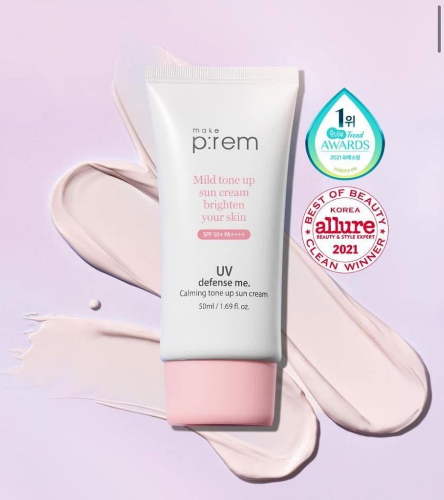 Kem chống nắng make prem hồng 50ml