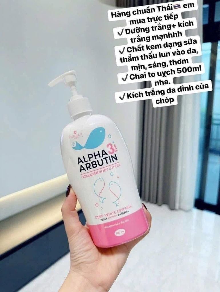 Kem body Alpha Arbutin 3PLUS 500ml