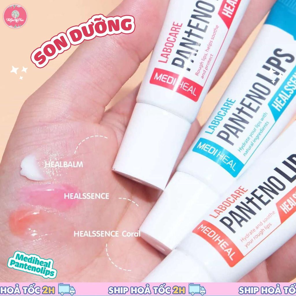 Dưỡng Trị Thâm Môi Mediheal Pantenolips Healssence 10ml #Xanh
