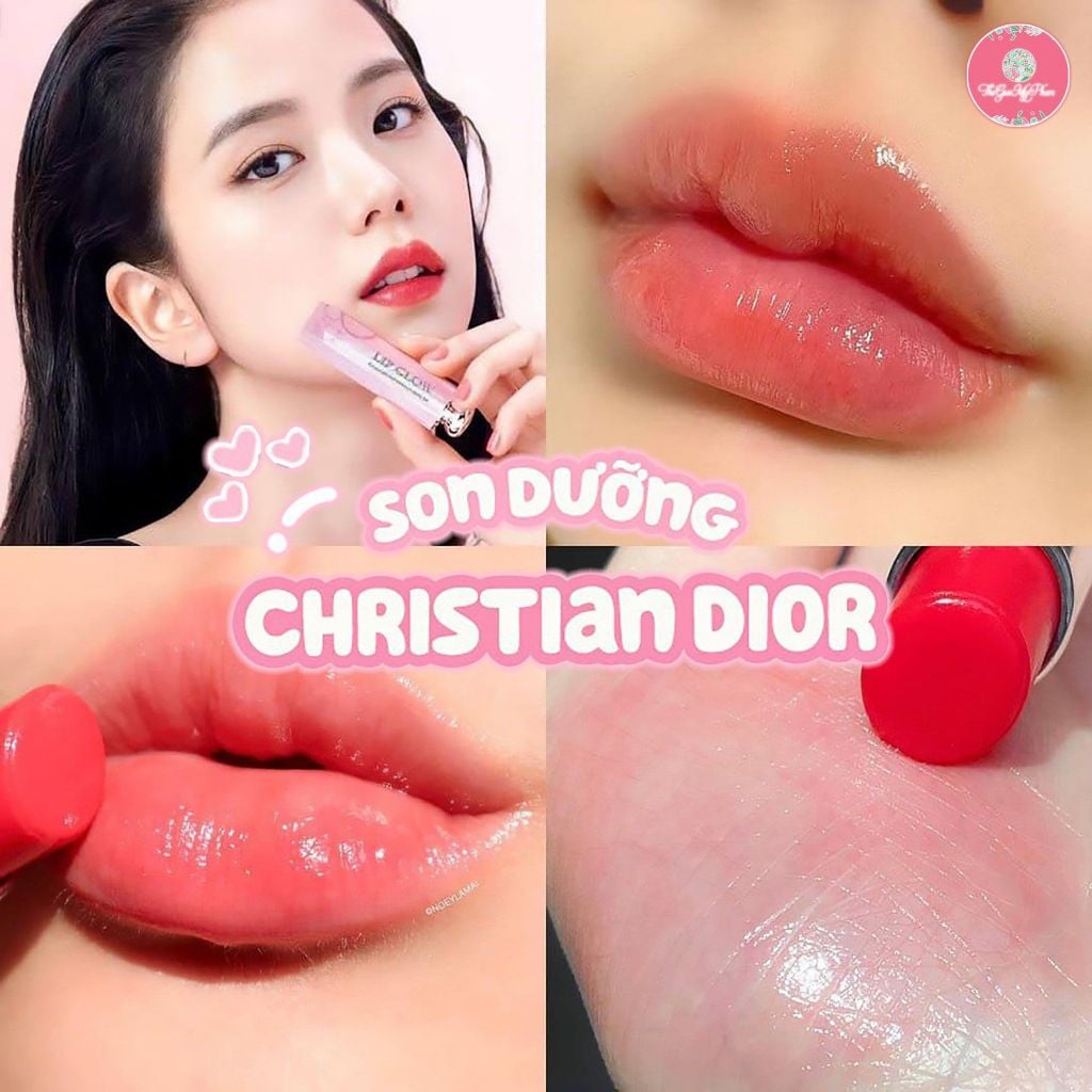 Dior - Son Dưỡng Addict Lip Glow #033 Coral (Mẫu Mới Vỏ Xanh) - Ko Tđ