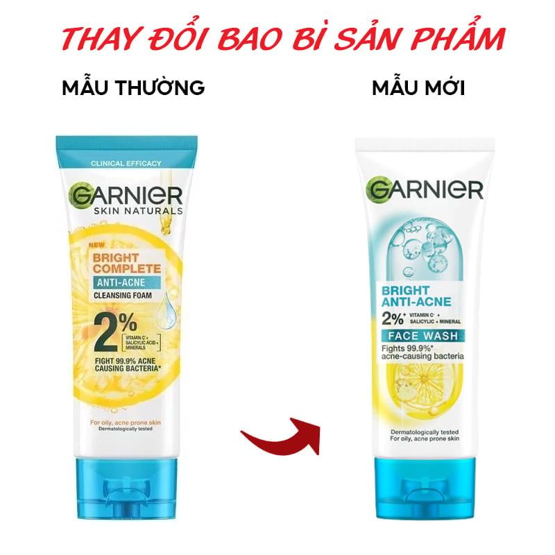 Sữa Rửa Mặt Garnier Ngừa Mụn Sáng Da 50ml