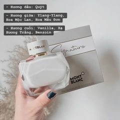 Mont Blanc - Signature EDP ( chai chiết 10ml)