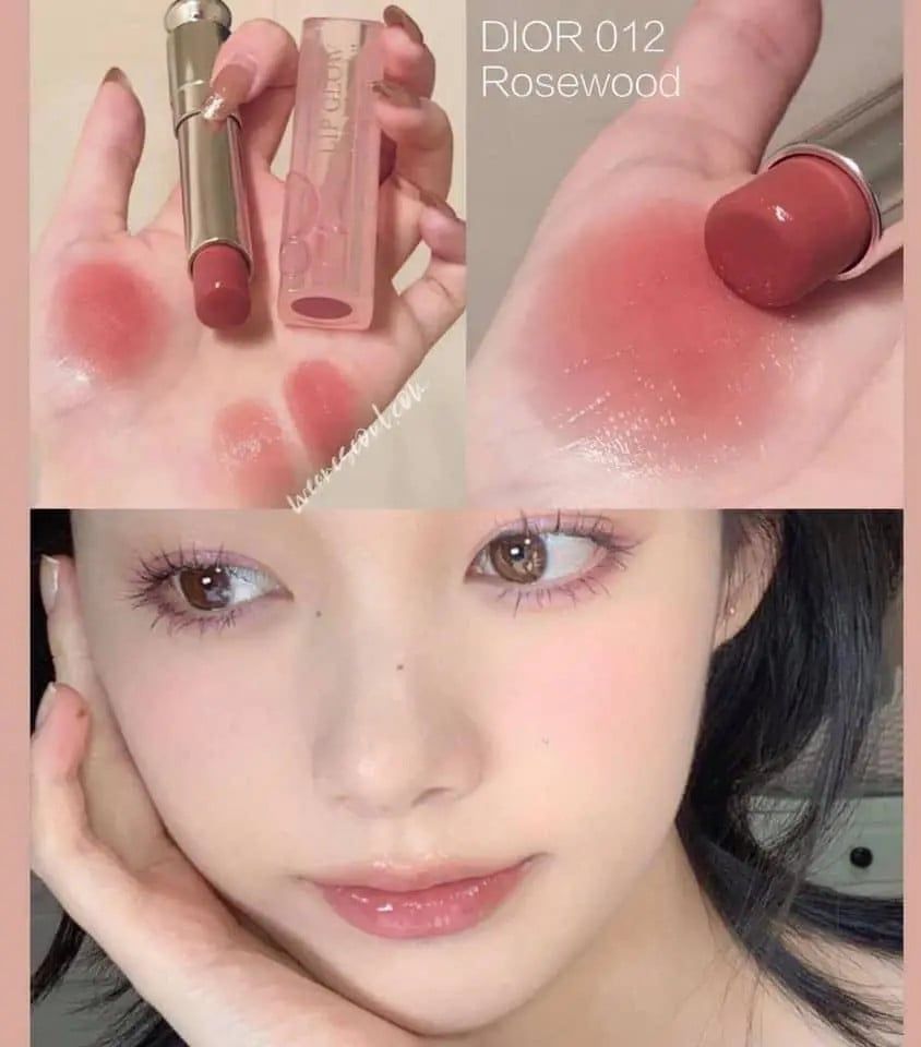 Dior - Son Dưỡng Addict Lip Glow #012 (Mẫu Mới Vỏ Xanh) - Ko Tđ