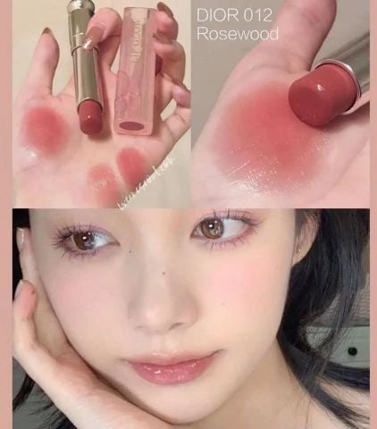 Dior - Son Dưỡng Addict Lip Glow #012 (Mẫu Mới Vỏ Xanh) - Ko Tđ