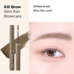 Mascara lông mày Clio Slim #03 Natural Ash
