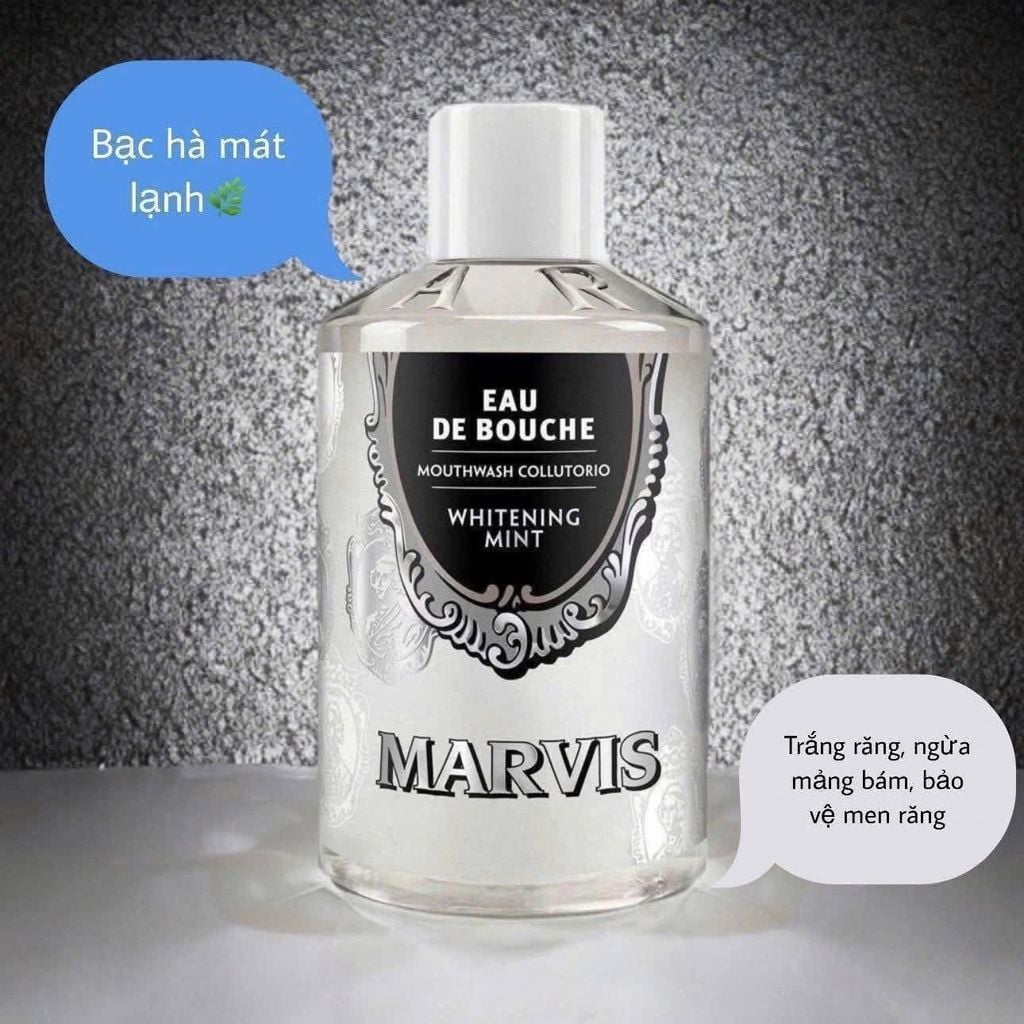 Nước Súc Miệng Marvis Whitening Mint 400ml