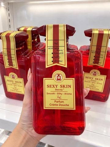 Gel Tắm Sexy Skin 550ml #Đỏ