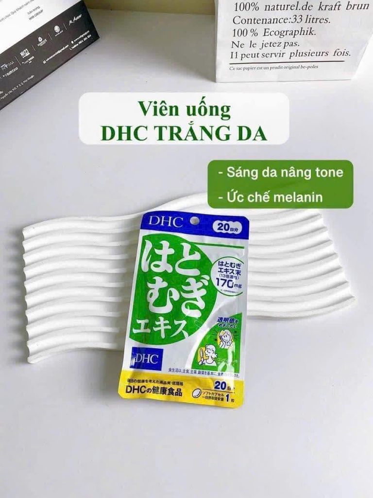 Viên Uống Trắng Da DHC 20 viên