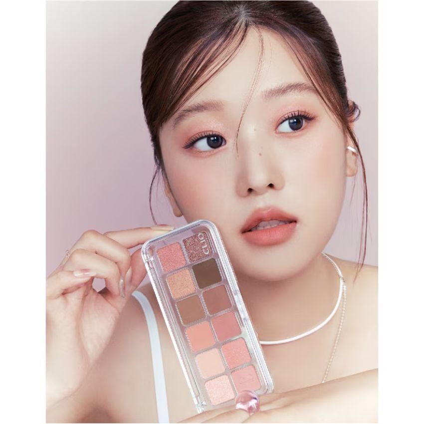 Phấn Mắt 12 Ô Clio Pro Eye Palette Air #02 Rose Connect