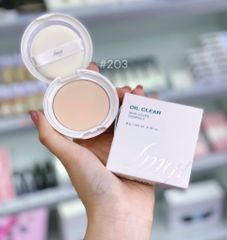 Phấn phủ nén The Face Shop Oil Clear trắng #201