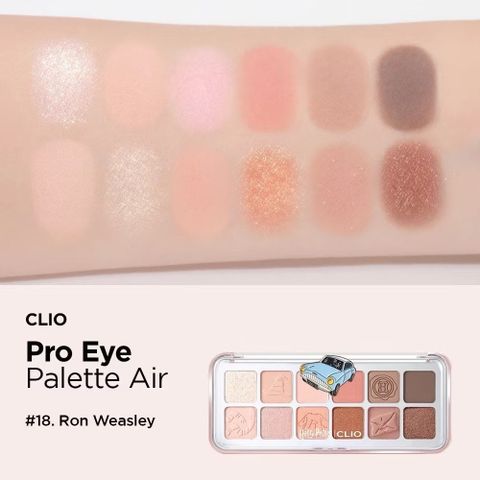 Phấn Mắt Clio Pro Eye 12 Ô Pallete Air #18 Ronald Weasley