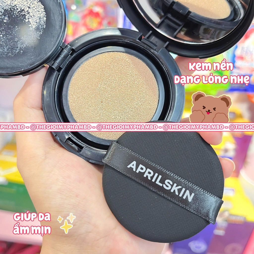April Skin - Magic Snow Cushion Triple Cover Powder #23