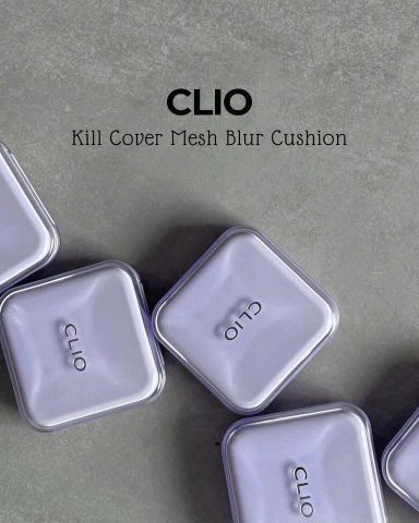 Phấn Nước Clio Kill Cover Mesh Blur #19N Porcelain (Tím-Kèm Lõi)