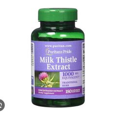 Viên Uống Bổ Gan Puritan's Pride Milk Thistle Extract 180 Viên