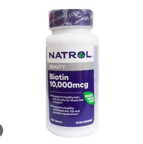 Viên Uống BIOTIN 10,000 mcg (Mẫu Mới)