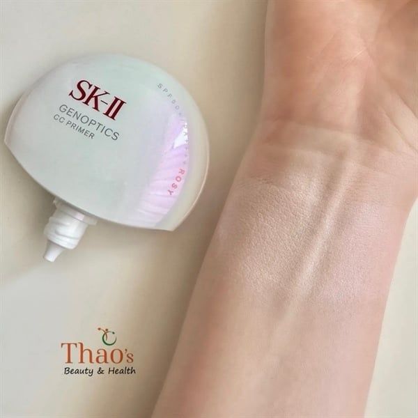 Kem chống nắng SKII Genoptic CC Primer SPF50+ 30g #Rosy (Ko Tđ)