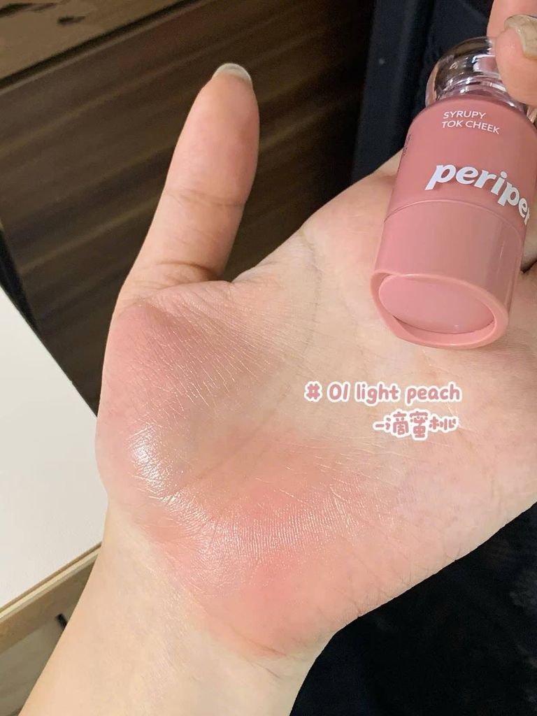 Má Hồng Kem Peripera Syrupy Tok Cheek #01