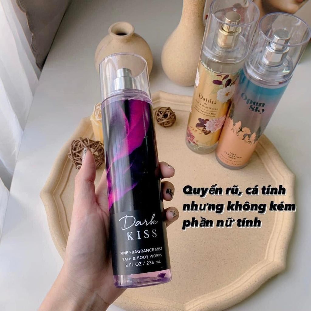 Xịt Thơm BBW 236ml #Dark Kiss