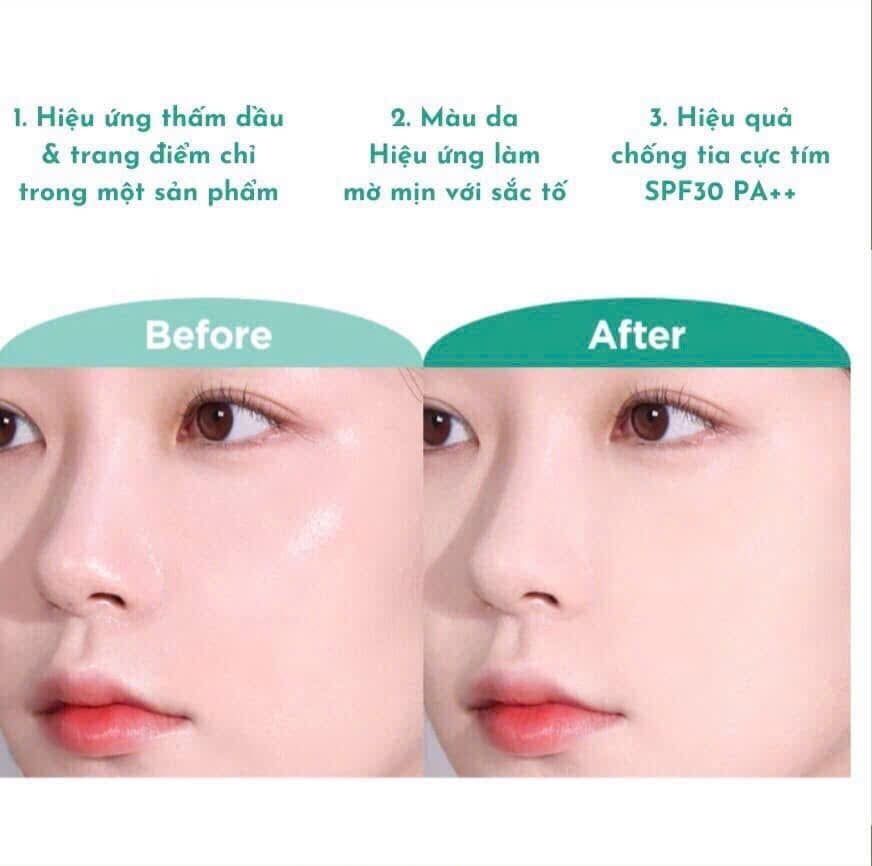 Phấn phủ nén The Face Shop Oil Clear trắng #203