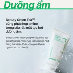 Sữa Rửa Mặt Innisfree Green Tea Amino Hydrating 150g (Mẫu mới)