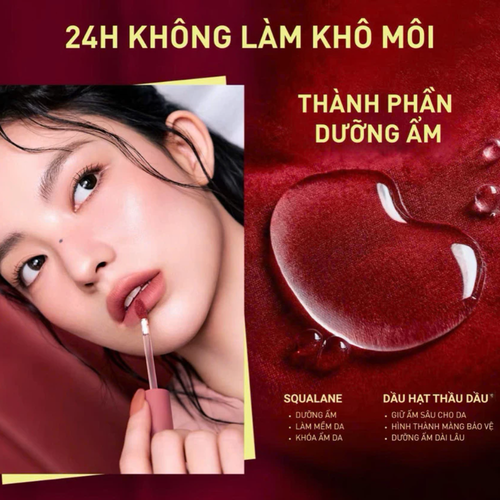 Son Kem Lì 3CE Velvet Lip Tint Plush (NEW) #07