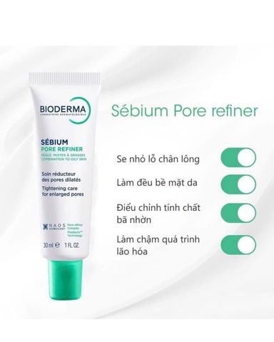 Kem Bioderma Sebium Pore Refiner 30ml