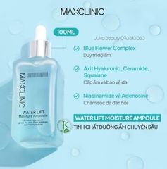 Tinh Chất Dưỡng Ẩm Cấp Nước Maxclinic WATER LIFT Moisture Ampoule 100ml