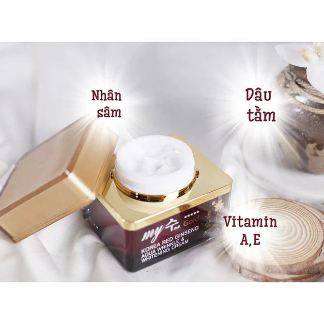 Kem Sâm My Gold Wrinkle&Whitening 50ml