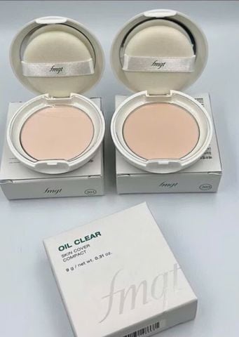 Phấn phủ nén The Face Shop Oil Clear trắng #203