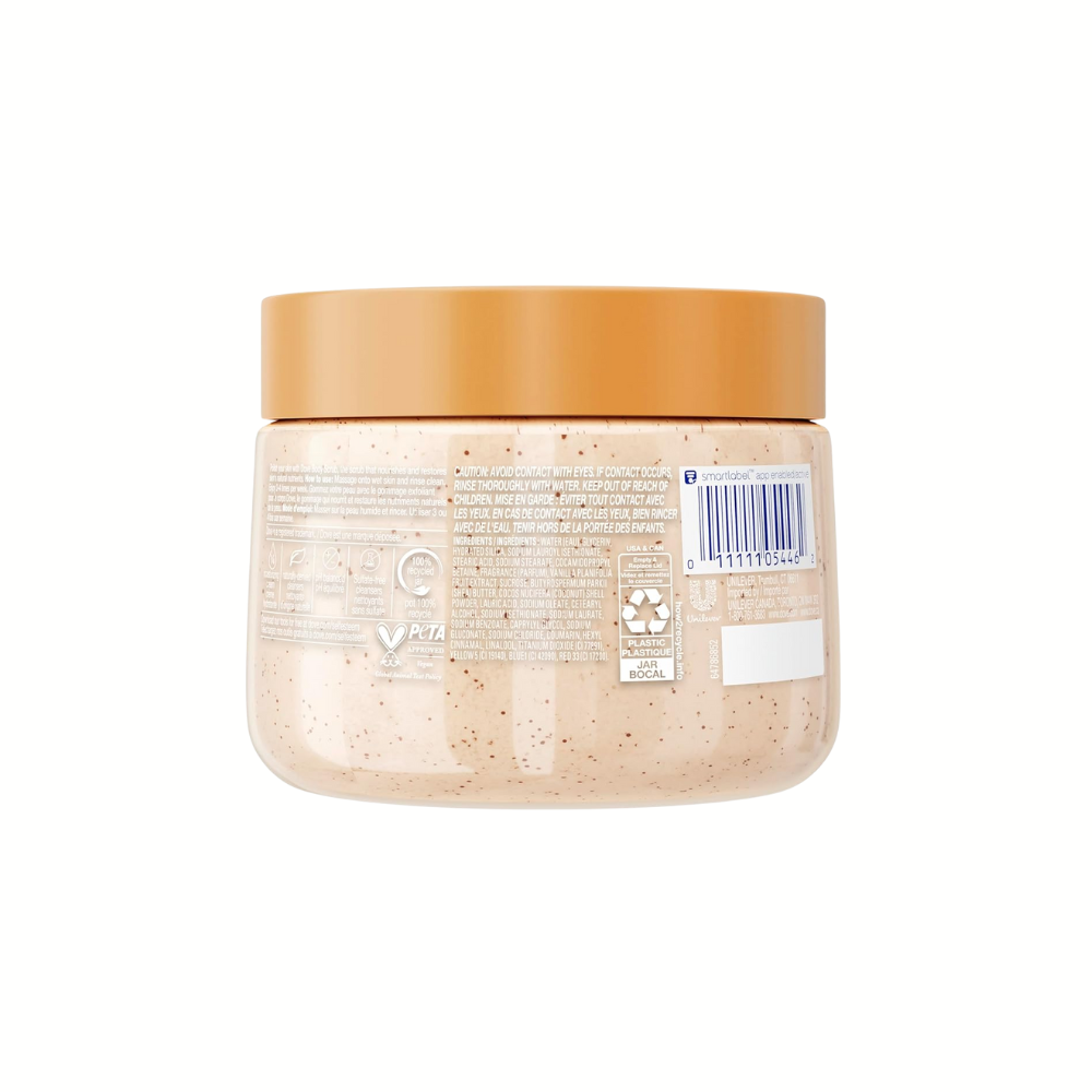 Tẩy Da Chết Dove Gommage Corp Vanilla Sugar & Shea Butter Body Scrub 425g