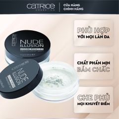 Phấn Phủ Bột Kiềm Dầu Catrice Nude Illusion Loose Powder Transparent Matt 11g