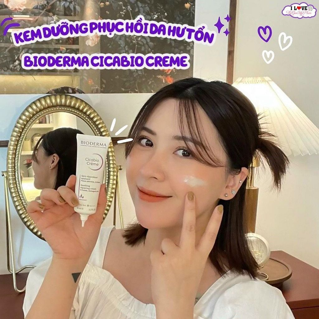 Kem Dưỡng Ẩm, Phục Hồi & Làm Dịu Bioderma Cicabio Crème+ 100ml